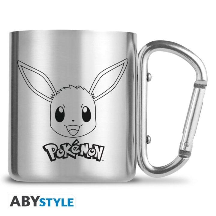 Abysse Pokemon mok karabijnhaak - Eevee - 235ml in de groep SPORT, VRIJE TIJD & HOBBY / Leuke dingen / Bekers bij TP E-commerce Nordic AB (D22011)