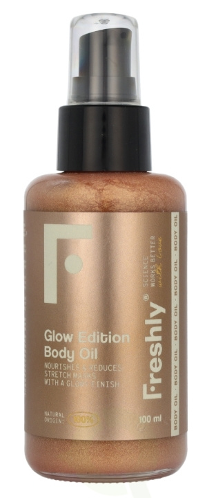 Freshly Cosmetics Glow Edition Body Oil 100 ml in de groep BEAUTY & HEALTH / Huidsverzorging / Lichaamsverzorging / Body lotion bij TP E-commerce Nordic AB (D22062)