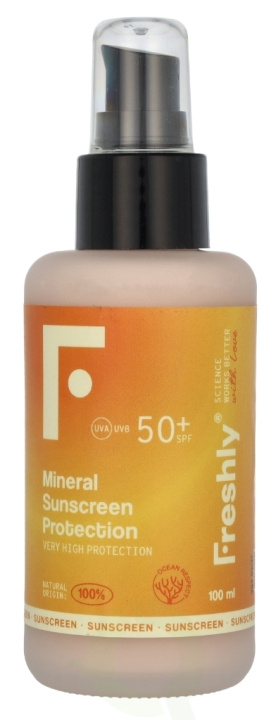 Freshly Cosmetics Healthy Mineral Sunscreen SPF50+ 100 ml in de groep BEAUTY & HEALTH / Huidsverzorging / Zonnebank / Zonnebescherming bij TP E-commerce Nordic AB (D22065)