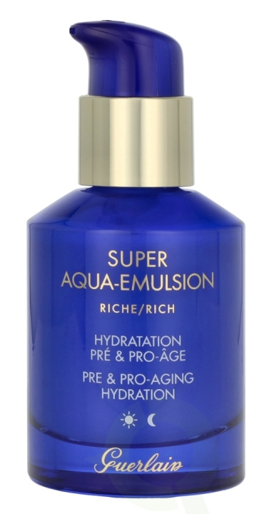 Guerlain Super Aqua-Emulsion - Rich 50 ml For All Skin Types in de groep BEAUTY & HEALTH / Huidsverzorging / Gezicht / Dagcrème bij TP E-commerce Nordic AB (D22110)