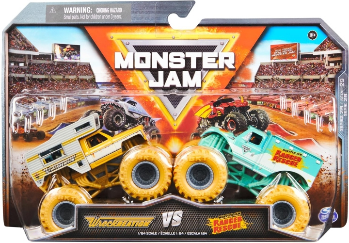 Monster Jam 1:64 Die Cast 2-pack - Wreckreation vs Ranger Rescue in de groep SPEELGOED, KINDER- & BABYPRODUCTEN / Speelgoed / Speelgoedauto\'s bij TP E-commerce Nordic AB (D22123)