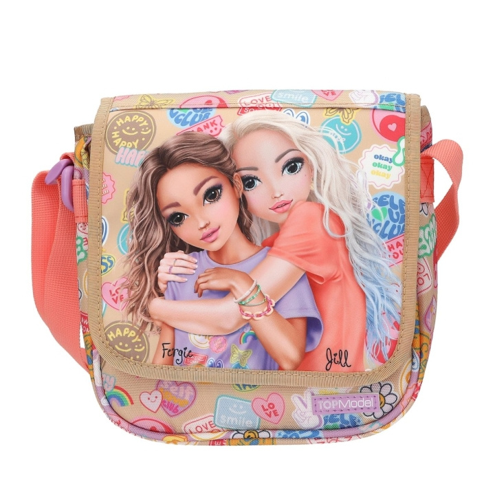 TOPModel TOPModel Schoudertas GIRL POWER - Beige en Koraal - Klein (413288) in de groep SPEELGOED, KINDER- & BABYPRODUCTEN / Reizen / Kindertassen / Rugzakken bij TP E-commerce Nordic AB (D22145)