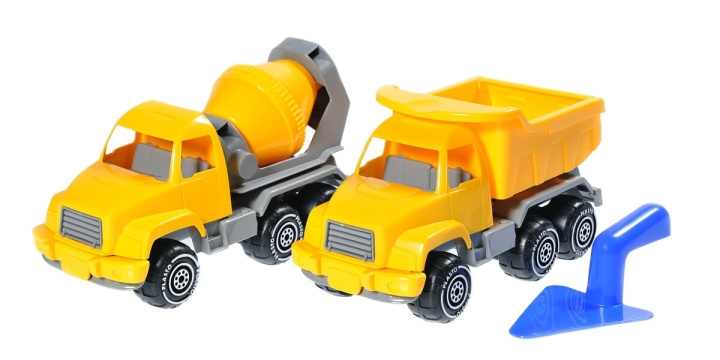 Plasto Bouwset - 3 delen - 26 cm (1637000) in de groep SPEELGOED, KINDER- & BABYPRODUCTEN / Speelgoed / Speelgoedauto\'s bij TP E-commerce Nordic AB (D22157)