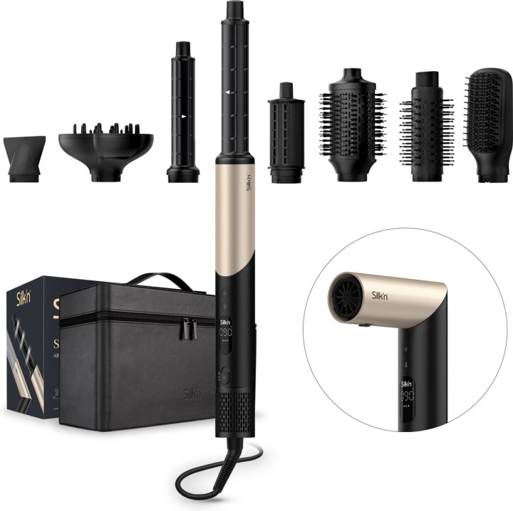 Silk\'n SilkyAir Flex 8-in-1 haardroger & styler in de groep BEAUTY & HEALTH / Haar & Styling / Stylingtools / Haardroger bij TP E-commerce Nordic AB (D22175)