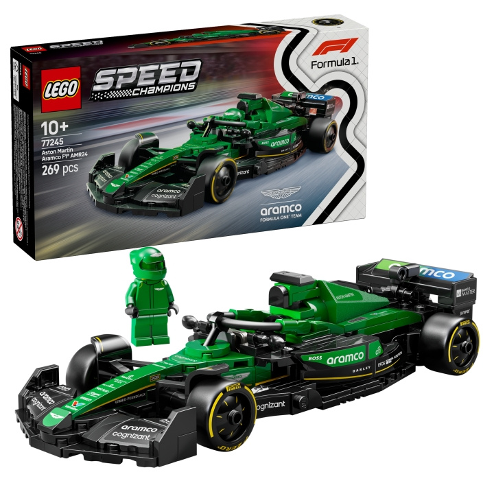 LEGO Snelheidskampioenen - Aston Martin Aramco F1® AMR24 Racewagen (77245) in de groep SPEELGOED, KINDER- & BABYPRODUCTEN / Speelgoed / Bouwspeelgoed / Lego bij TP E-commerce Nordic AB (D22186)