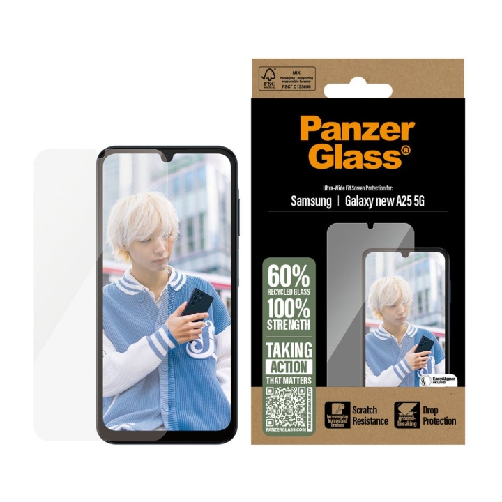 Panzer Glas - Schermbeschermer Galaxy nieuwe A25 5G Ultra UWF in de groep SMARTPHONE & TABLETS / Mobielbescherming / Samsung bij TP E-commerce Nordic AB (D22214)