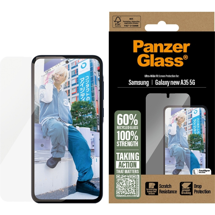 Panzer Glas - Schermbeschermer Galaxy nieuwe A35 5G Ultra UWF in de groep SMARTPHONE & TABLETS / Mobielbescherming / Samsung bij TP E-commerce Nordic AB (D22223)