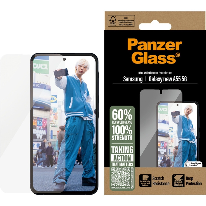 Panzer Glas - Schermbeschermer Galaxy A55 5G Ultra, UWF in de groep SMARTPHONE & TABLETS / Mobielbescherming / Samsung bij TP E-commerce Nordic AB (D22227)