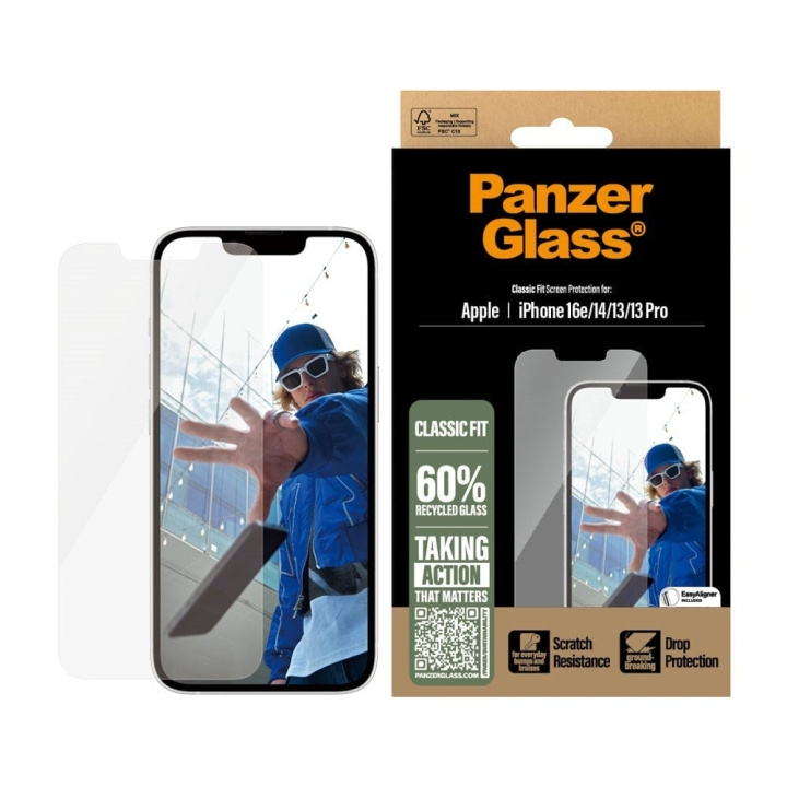 PanzerGlass Schermbescherming - iPhone 16e - Classic Fit in de groep SMARTPHONE & TABLETS / Mobielbescherming / Apple / iPhone 16 bij TP E-commerce Nordic AB (D22240)