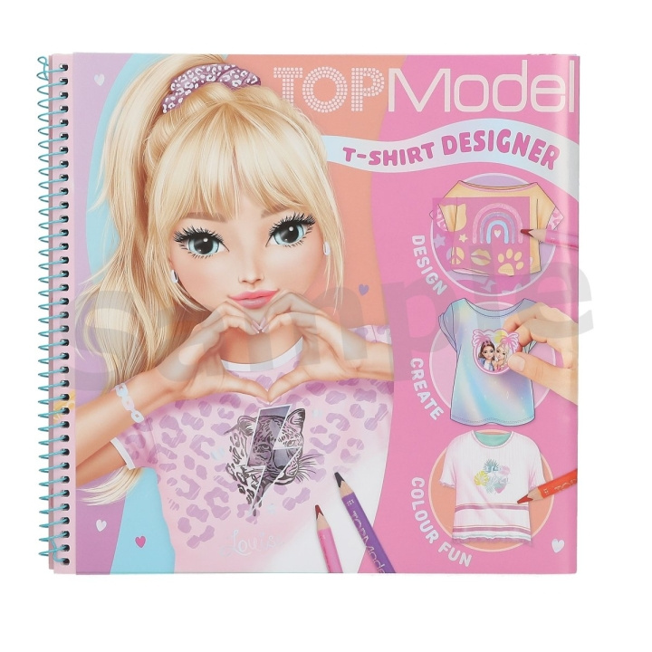TOPModel TOPModel T-shirt ontwerper kleurboek (413585) in de groep SPEELGOED, KINDER- & BABYPRODUCTEN / Speelgoed / Ambachten bij TP E-commerce Nordic AB (D22264)