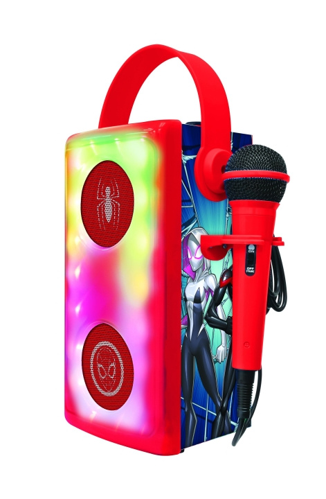 Lexibook Spider-Man - Bluetooth-luidspreker met microfoon (BTP185SPZ) in de groep HOME ELECTRONICS / Audio & Beeld / Luidsprekers & accessoires / Bluetooth-luidsprekers / Draagbare luidsprekers bij TP E-commerce Nordic AB (D22293)