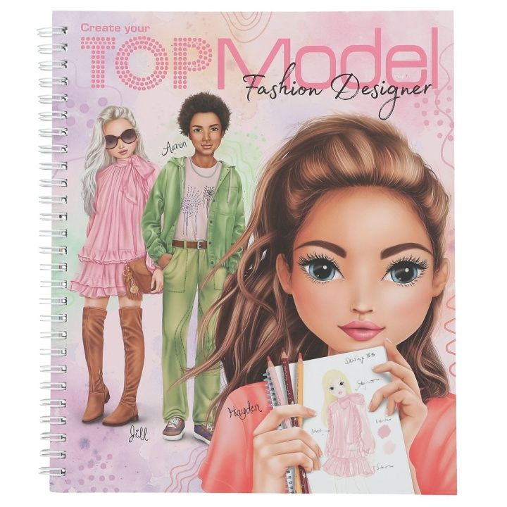 TOPModel Creëer je TOPModel kleurboek - (413582) in de groep SPEELGOED, KINDER- & BABYPRODUCTEN / Speelgoed / Ambachten bij TP E-commerce Nordic AB (D22299)