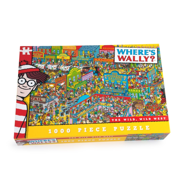 University Games Where\'s Wally - Het wilde westen - 1000 stukjes (710-5925) in de groep SPEELGOED, KINDER- & BABYPRODUCTEN / Speelgoed / Kinderpuzzel bij TP E-commerce Nordic AB (D22318)