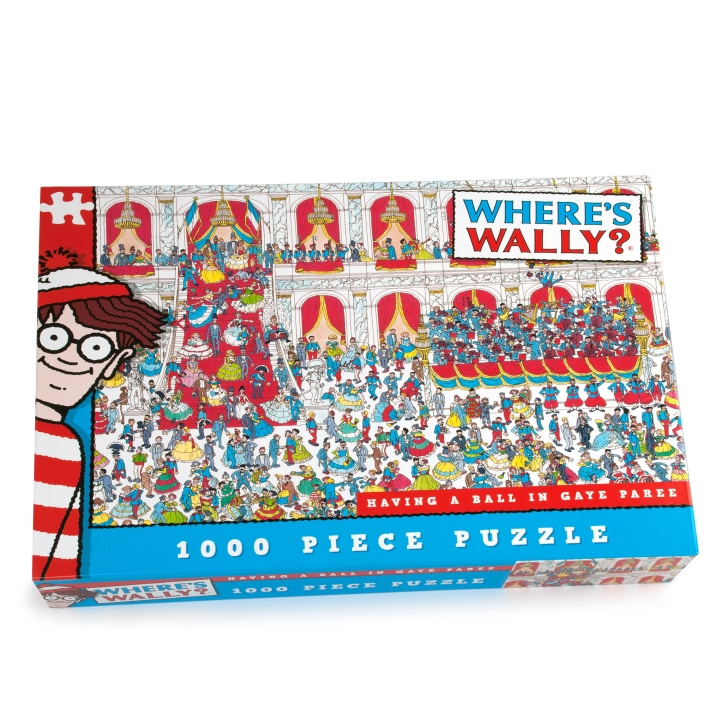 University Games Where\'s Wally - Een bal in Gaye Paree - 1000 stukjes (710-5975) in de groep SPEELGOED, KINDER- & BABYPRODUCTEN / Speelgoed / Kinderpuzzel bij TP E-commerce Nordic AB (D22319)
