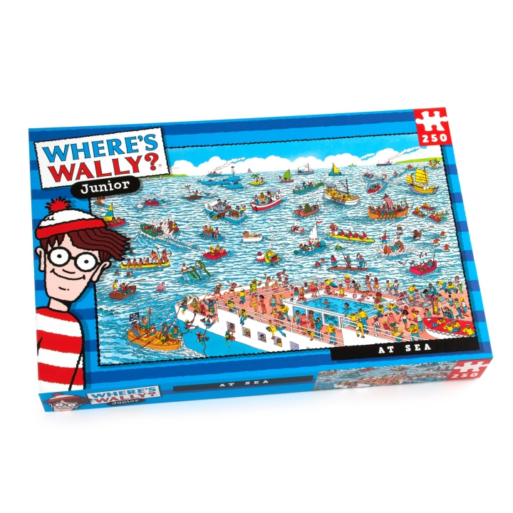 University Games Where\'s Wally - Op Zee 250 stukjes (710-5985) in de groep SPEELGOED, KINDER- & BABYPRODUCTEN / Speelgoed / Kinderpuzzel bij TP E-commerce Nordic AB (D22323)