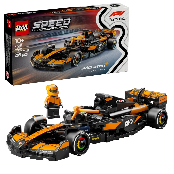 LEGO Snelheidskampioenen - McLaren F1 Team MCL38 Racewagen (77251) in de groep SPEELGOED, KINDER- & BABYPRODUCTEN / Speelgoed / Bouwspeelgoed / Lego bij TP E-commerce Nordic AB (D22333)