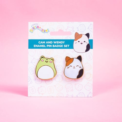 Squishmallows Speld Badges x 2 Cam & Wendy - Compact Formaat in de groep SPORT, VRIJE TIJD & HOBBY / Leuke dingen / Verzamelobjecten bij TP E-commerce Nordic AB (D22348)