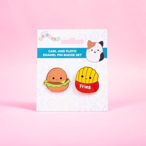 Squishmallows Speld Badges Carl & Floyd - 1,5 cm in de groep SPORT, VRIJE TIJD & HOBBY / Leuke dingen / Verzamelobjecten bij TP E-commerce Nordic AB (D22351)