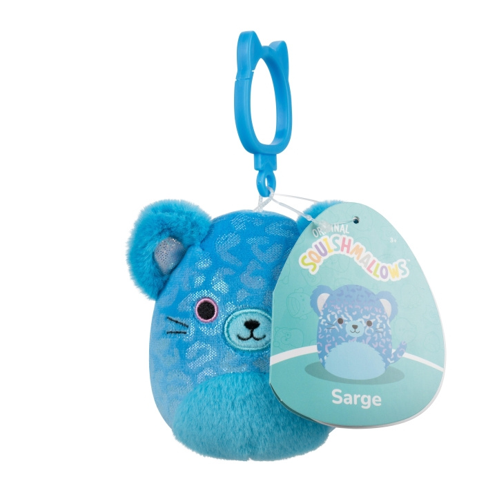 Squishmallows 9 cm - Clip On - Sarge Jaguar in de groep SPEELGOED, KINDER- & BABYPRODUCTEN / Babyspeelgoed / Knuffels bij TP E-commerce Nordic AB (D22396)
