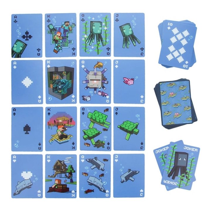 Paladone Minecraft Waterdichte Speelkaarten in de groep SPEELGOED, KINDER- & BABYPRODUCTEN / Spelletje / Kaartspel bij TP E-commerce Nordic AB (D22409)