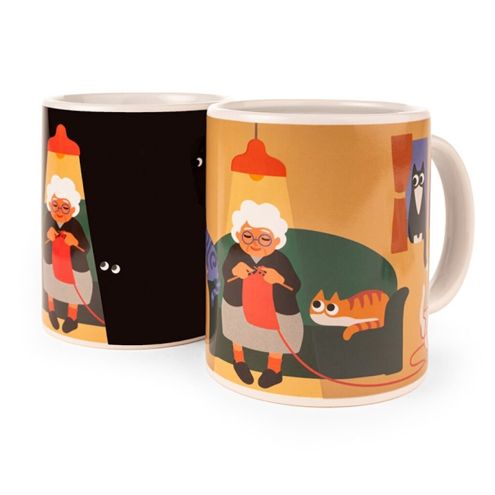 Kikkerland Cat Lady Morph Mok in de groep SPORT, VRIJE TIJD & HOBBY / Leuke dingen / Bekers bij TP E-commerce Nordic AB (D22452)