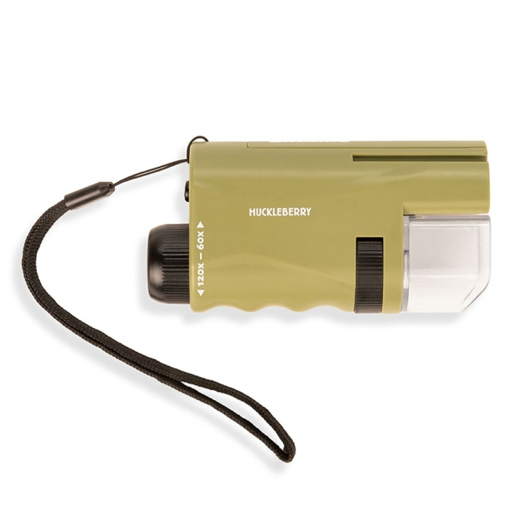 Kikkerland Huckleberry Zakmicroscoop - 7,75 cm x 11,25 cm x 3,25 cm in de groep SPORT, VRIJE TIJD & HOBBY / Buitenrecreatie / Verrekijker bij TP E-commerce Nordic AB (D22471)