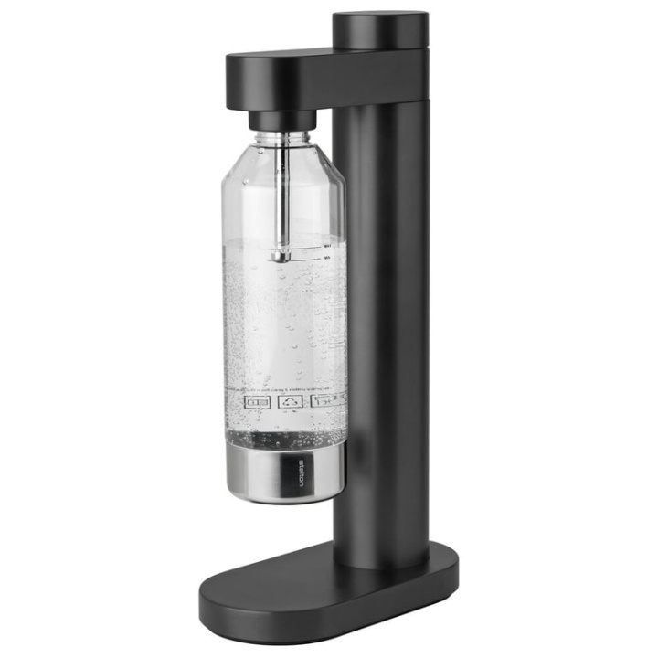 Stelton Brus Carbonator (Zwart metallic) in de groep HUISHOUDEN & TUIN / Huishoudelijke apparaten / Water & Sap / Carbonatatiemachines / Carbonatatiemachines bij TP E-commerce Nordic AB (D22514)