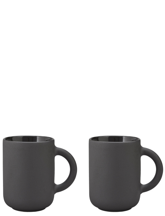 Stelton Theo Mok 0,35 L 2 Stuks (Zwart) in de groep SPORT, VRIJE TIJD & HOBBY / Leuke dingen / Bekers bij TP E-commerce Nordic AB (D22544)