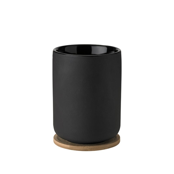 Stelton Theo Thermo Beker met Onderzetter 0,25 L (Zwart) in de groep SPORT, VRIJE TIJD & HOBBY / Leuke dingen / Bekers bij TP E-commerce Nordic AB (D22578)