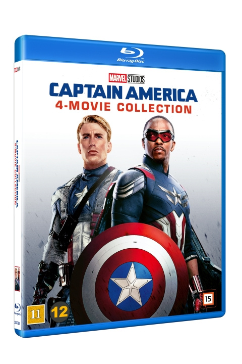 Captain America - 4 Movie Collection - Blu-Ray in de groep HOME ELECTRONICS / Audio & Beeld / TV & Accessoires / Films / Blu-ray bij TP E-commerce Nordic AB (D22597)