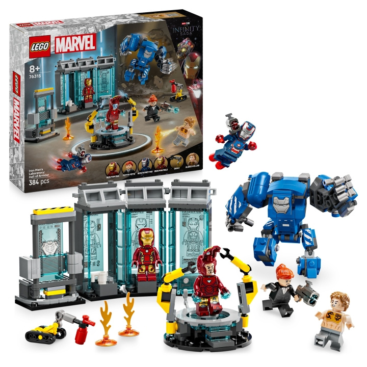 LEGO Super Heroes - Iron Man\'s Laboratory: Hall of Armour (76315) in de groep SPEELGOED, KINDER- & BABYPRODUCTEN / Speelgoed / Bouwspeelgoed / Lego bij TP E-commerce Nordic AB (D22607)