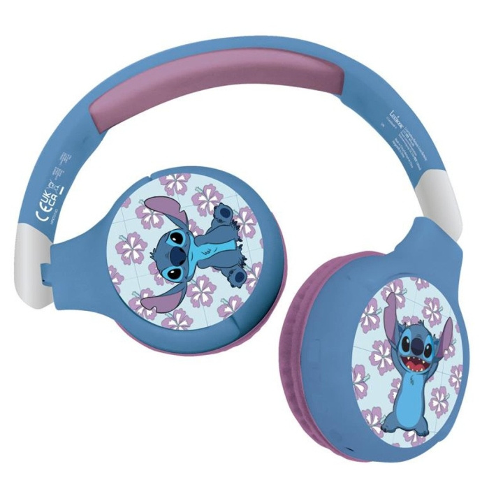 Lexibook Disney Stitch 2-in-1 Bluetooth koptelefoon (HPBT010D) in de groep HOME ELECTRONICS / Audio & Beeld / Koptelefoon & Accessoires / Koptelefoon bij TP E-commerce Nordic AB (D22707)