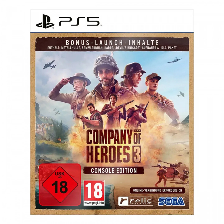 Company of Heroes 3 - Steelbook (Launch Edition) (DE/Multi in Game) (PS5) in de groep HOME ELECTRONICS / Spelconsoles en accessoires / Sony PlayStation 5 / Spel bij TP E-commerce Nordic AB (D22719)