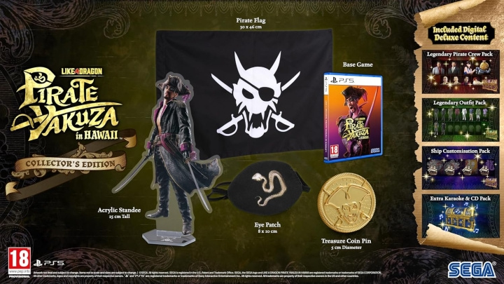Like a Dragon: Pirate Yakuza in Hawaii (Collector Edition) (PS5) in de groep HOME ELECTRONICS / Spelconsoles en accessoires / Sony PlayStation 5 / Spel bij TP E-commerce Nordic AB (D22753)
