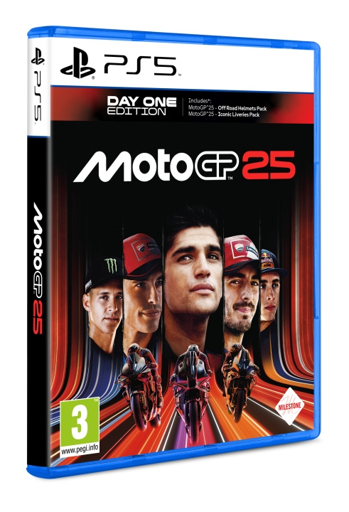 MotoGP 25 (Day One Edition) (PS5) in de groep HOME ELECTRONICS / Spelconsoles en accessoires / Sony PlayStation 5 / Spel bij TP E-commerce Nordic AB (D22759)