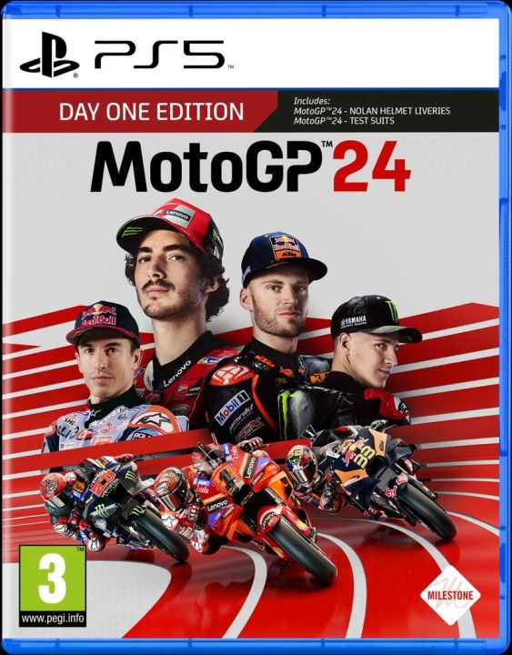 MotoGP 24 (Day 1 Edition) (PS5) in de groep HOME ELECTRONICS / Spelconsoles en accessoires / Sony PlayStation 5 / Spel bij TP E-commerce Nordic AB (D22813)