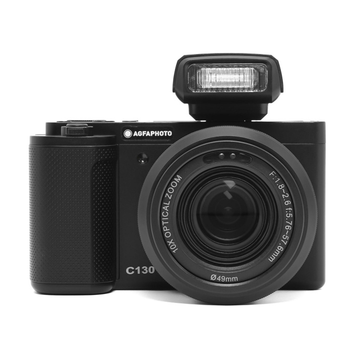 Agfa Digital Kamera Realishot C130 CMOS 10x 24MP Svart in de groep HOME ELECTRONICS / Foto & Video / Camera\'s bij TP E-commerce Nordic AB (D22819)