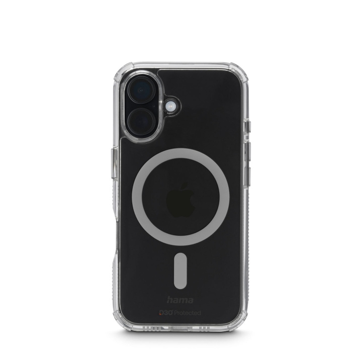 Hama Mobilskal Extreme Protect iPhone 16 MagCase Transparent in de groep SMARTPHONE & TABLETS / Mobielbescherming / Apple / iPhone 16 bij TP E-commerce Nordic AB (D22825)