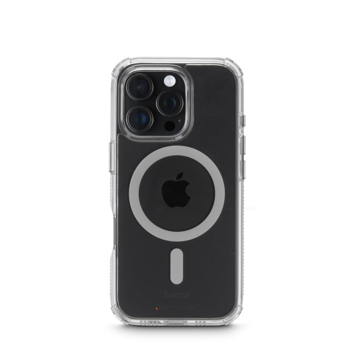 Hama Mobilskal Extreme Protect iPhone 16 Pro MagFodral Transparent in de groep SMARTPHONE & TABLETS / Mobielbescherming / Apple / iPhone 16 bij TP E-commerce Nordic AB (D22826)