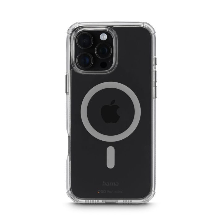 Hama Mobilskal Extreme Protect iPhone 16 Pro Max MagFodral Transparent in de groep SMARTPHONE & TABLETS / Mobielbescherming / Apple / iPhone 16 bij TP E-commerce Nordic AB (D22833)