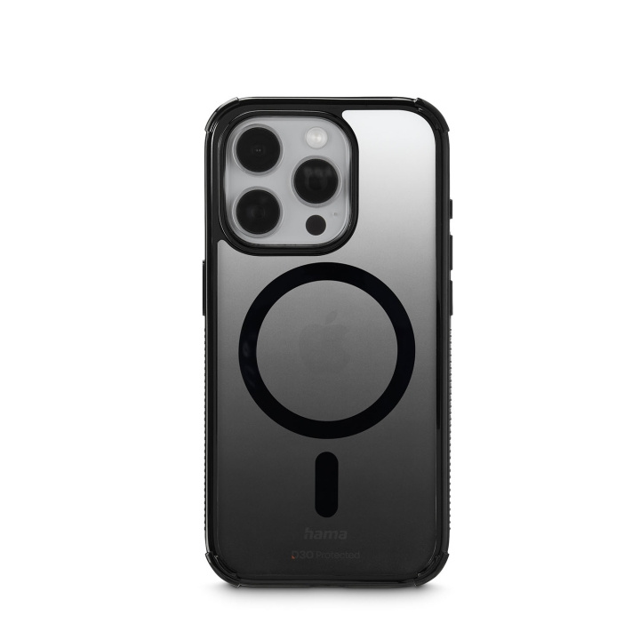 Hama Mobilskal Extreme Protect iPhone 15 Pro MagCase Svart in de groep SMARTPHONE & TABLETS / Mobielbescherming / Apple / iPhone 15 bij TP E-commerce Nordic AB (D22835)