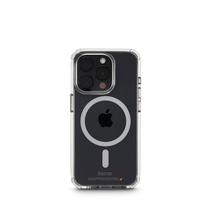Hama Mobilskal Extreme Protect iPhone 15 Pro MagCase Transparent in de groep SMARTPHONE & TABLETS / Mobielbescherming / Apple / iPhone 15 bij TP E-commerce Nordic AB (D22839)