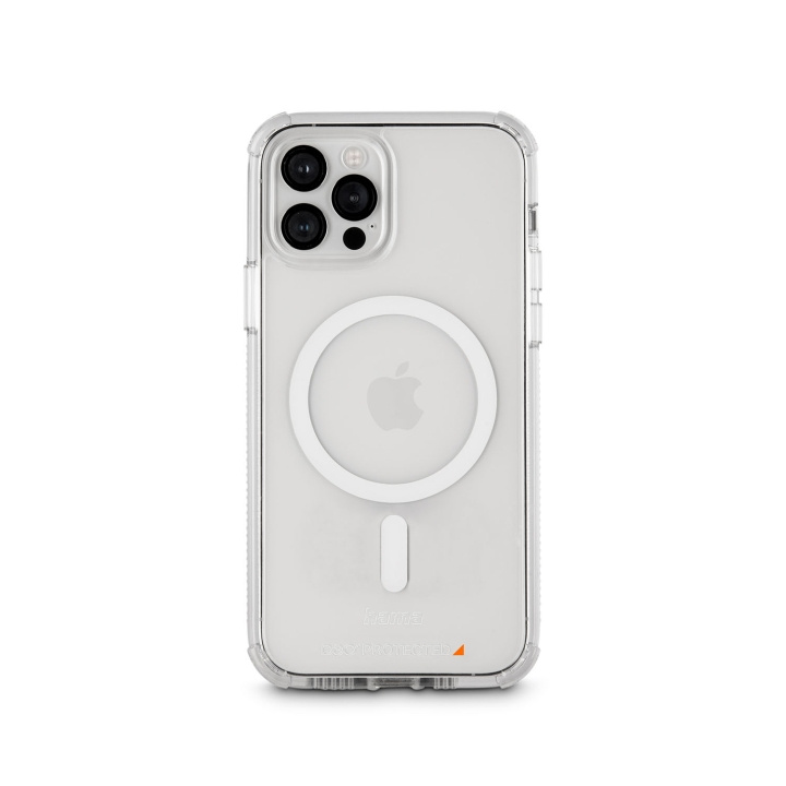 Hama Mobilskal Extreme Protect iPhone 12/12 Pro MagCase Transparent in de groep SMARTPHONE & TABLETS / Mobielbescherming / Apple / Hobbykleuren bij TP E-commerce Nordic AB (D22843)