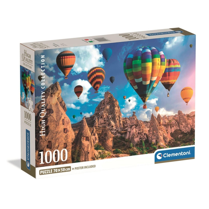 Clementoni Pussel 1000 Pcs CB Balloons In Cappadocia in de groep SPORT, VRIJE TIJD & HOBBY / Hobby / Puzzel bij TP E-commerce Nordic AB (D22857)