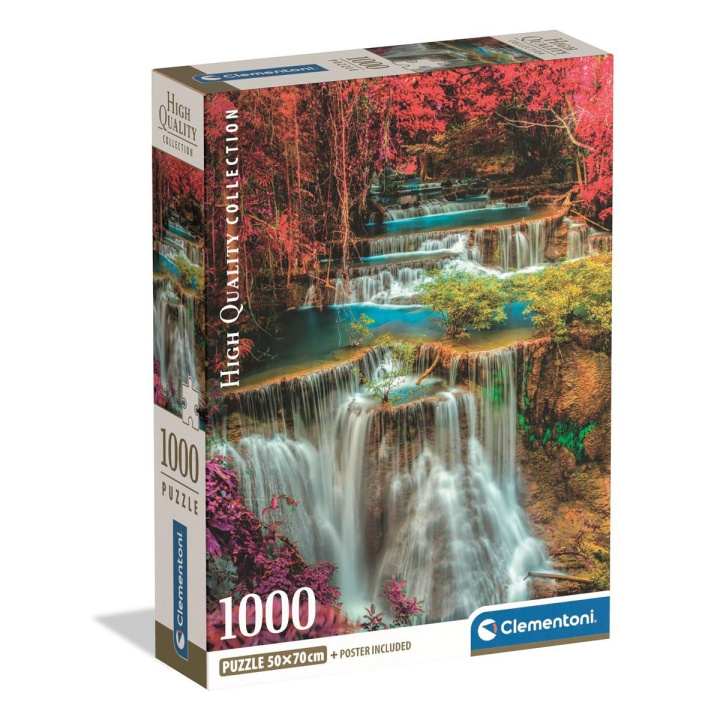 Clementoni Pussel 1000 Pcs CB Colourful Thai Falls in de groep SPORT, VRIJE TIJD & HOBBY / Hobby / Puzzel bij TP E-commerce Nordic AB (D22858)