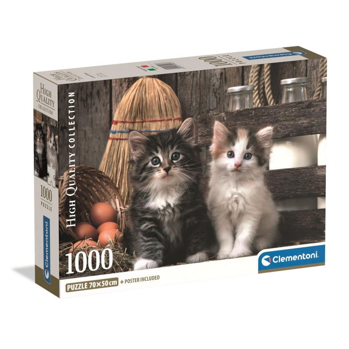 Clementoni Pussel 1000 Pcs CB High Quality Collection Lovely Kittens in de groep SPORT, VRIJE TIJD & HOBBY / Hobby / Puzzel bij TP E-commerce Nordic AB (D22862)