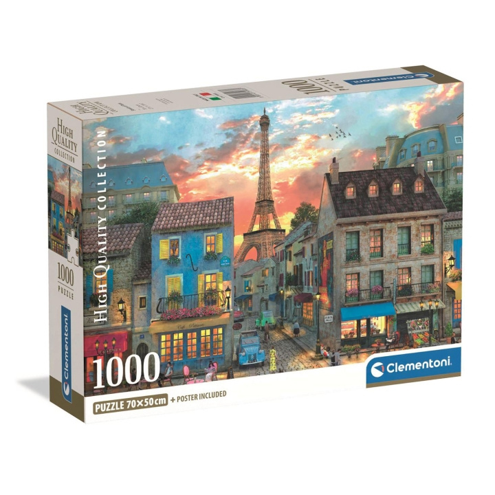 Clementoni Pussel 1000 Pcs CB High Quality Collection Streets Of Paris in de groep SPORT, VRIJE TIJD & HOBBY / Hobby / Puzzel bij TP E-commerce Nordic AB (D22863)