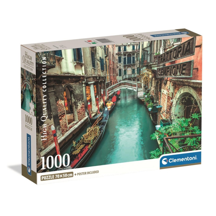 Clementoni Pussel 1000 Pcs CB High Quality Collection Venice Canal in de groep SPORT, VRIJE TIJD & HOBBY / Hobby / Puzzel bij TP E-commerce Nordic AB (D22865)