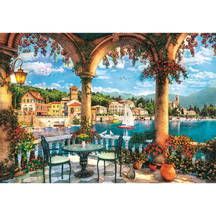 Clementoni Pussel 1000 Pcs CB High Quality Collection Balcony View Of Lake Como in de groep SPORT, VRIJE TIJD & HOBBY / Hobby / Puzzel bij TP E-commerce Nordic AB (D22870)