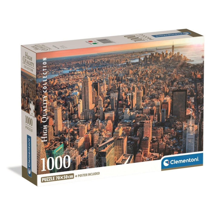 Clementoni Pussel 1000 Pcs CB New York City in de groep SPORT, VRIJE TIJD & HOBBY / Hobby / Puzzel bij TP E-commerce Nordic AB (D22880)